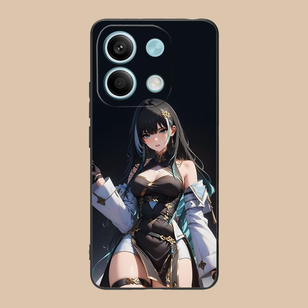 

Wuthering Waves Baizhi Phone Case for POCO M7 M6 M5 M4 M3 X7 X6 X5 X4 X3 Pro GT 5G Soft TPU Shockproof Cover Poco X3 GT