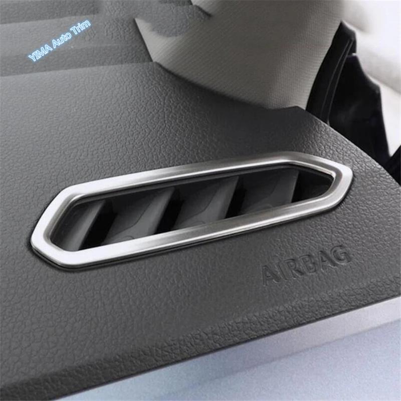 Dashboard Front Air Conditioning Outlet AC Vents Cover Trim for VW Volkswagen T-Cross T Cross - Car Accessories
