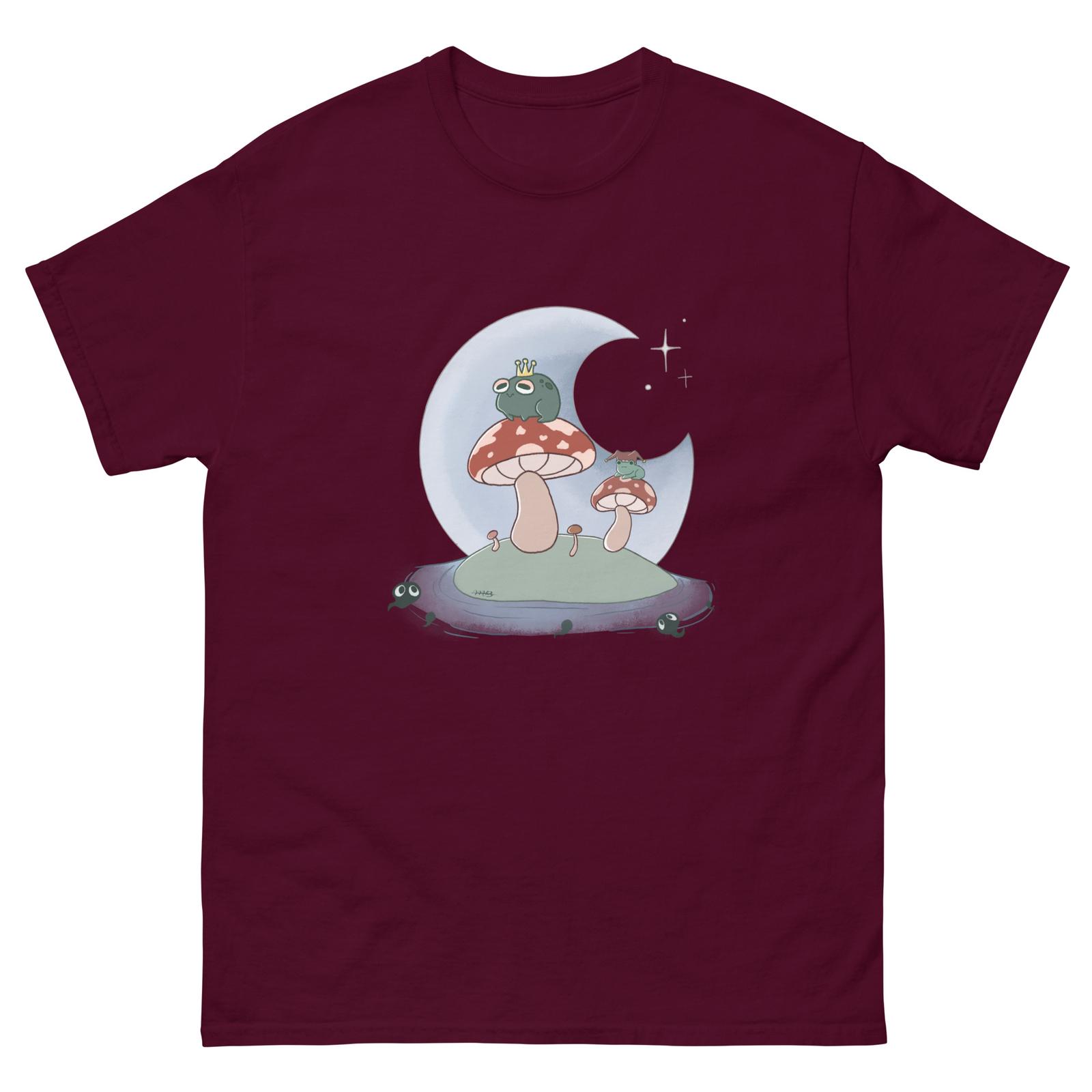 Countrycore Frogs and Mushrooms Whimsical T-Shirt Mens Womens Tees Top 4XL