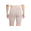 Nike Sportswear Essential Solid Slim Fit Workout Shorts Women Shorts Gray Brown CZ8527-272