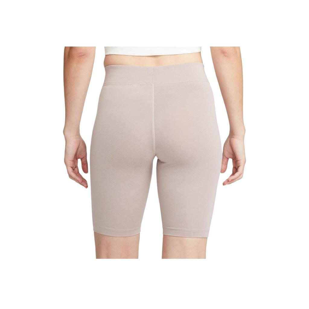 Nike Sportswear Essential Solid Slim Fit Workout Shorts Women Shorts Gray Brown CZ8527-272