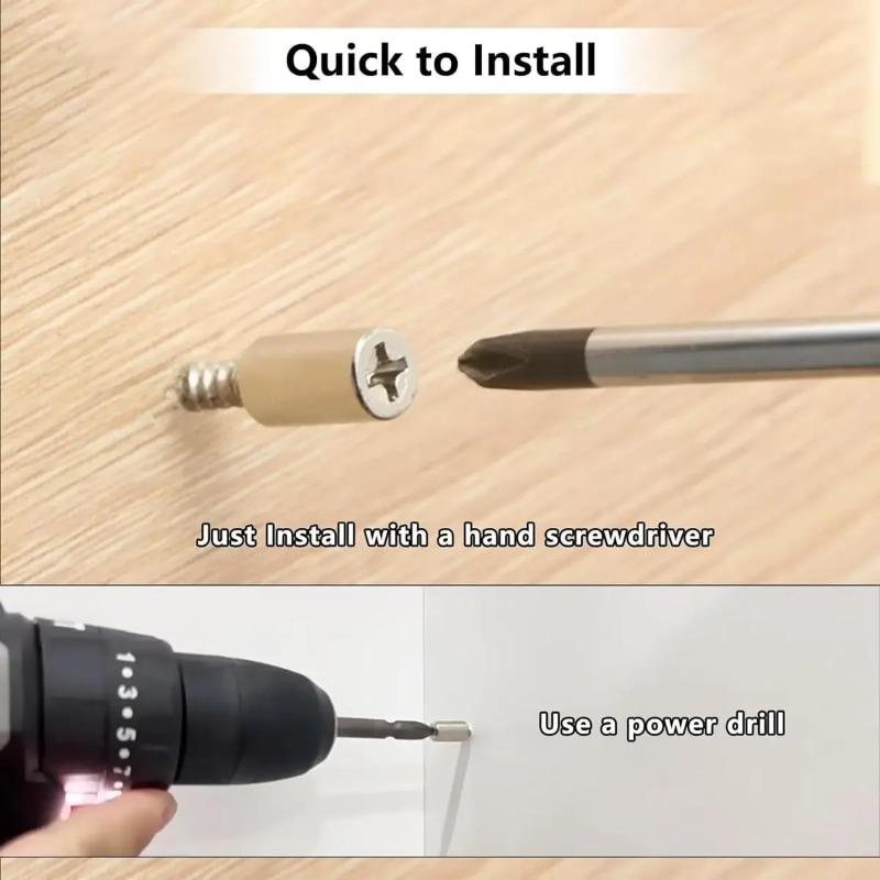 60pcs Self-Tapping Screws Cabinet Laminate Shelf Support Pegs with Non-Slip Sleeve Shelves Kitchen Glass Furniture Closet Shelf Pins