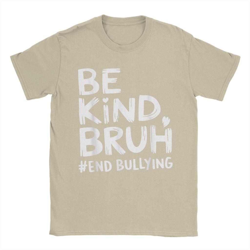 Oversized T-Shirt Beach Be Kind Bruh Unity Day Orange Kids Anti Bullying Week 2025  Tshirt for Men's Cheap Short Sleeve Tees