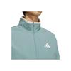 Adidas FW24 Woven Jacket Small Logo Series Stand Collar Casual Loose Long Sleeve Jacket Men Jacket Light-Gray JY1676