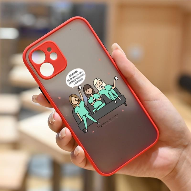 Funda de Teléfono Enfermera Medicina Salud Para IPhone 14 13 12 11 Mini Pro Max XS X Max XR 8 7 Plus SE 2022 Color Piel Cubierta de Teléfono