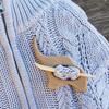 Women Winter Wooden Sweater Brooch Animal Shape Scarf Buckle Shawl Faux Silk Scarf Pin Outfit Accessories
