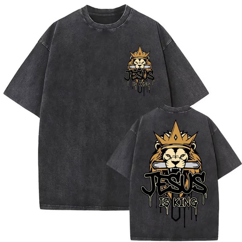 Dein Weg ist besser Christlicher Bibelvers Druck T-Shirts Herren Damen Gothic High Street Klassisches T-Shirt Vintage Gewaschenes T-Shirt Oberteile