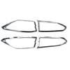 Chrome Rear Tail Light Lamp Cover Trim 4pcs For Toyota Corolla Cross -2025