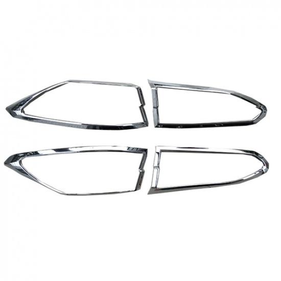 Chrome Rear Tail Light Lamp Cover Trim 4pcs For Toyota Corolla Cross -2025