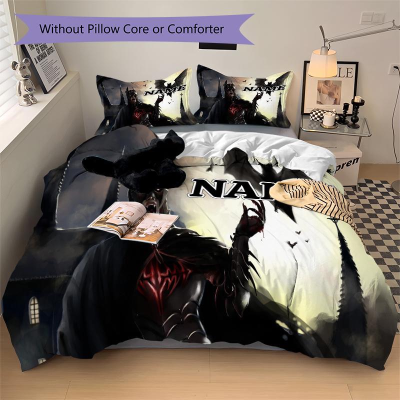 Custom Textile Superhero Compilation Bedding 3 Piece Set HD Print Duvet Cover Pillowcases for Teens Adult Bedroom Decoration