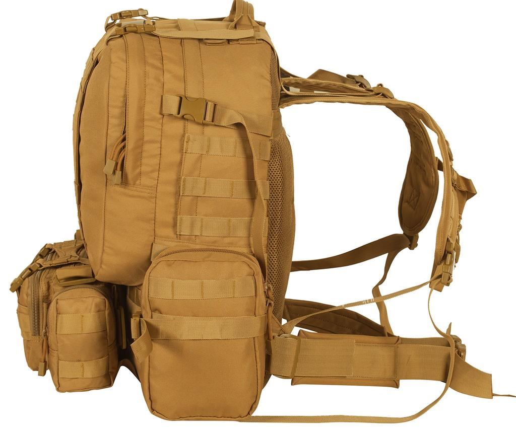 Cybertron Backpack 3Day Large Capacity Military Molle Compatible Tactical Waterproof Outdoor Daypack Khaki