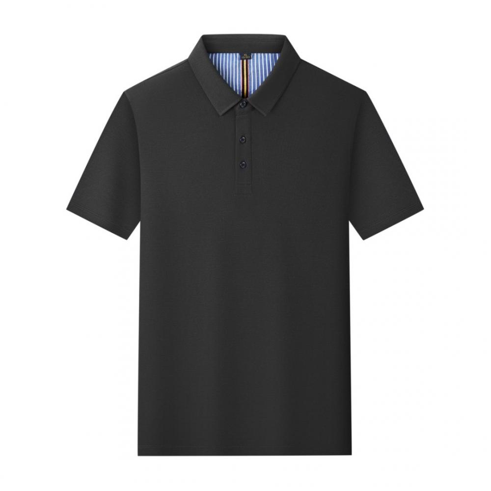 

Однотонная футболка Летняя женская и мужская с лацканами и короткими рукавами YG-258/256 XL