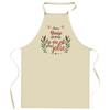 Kitchen Apron - Denise Life Is Prettier - Breton Print - Durable Cotton - Adjustable Ties