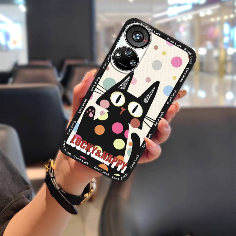 Graffiti Shockproof Phone Case For ZTE Blade V40S/Axon40 SE TPU Full Wrap Protective Anti-dust Back Cover Cute Durable