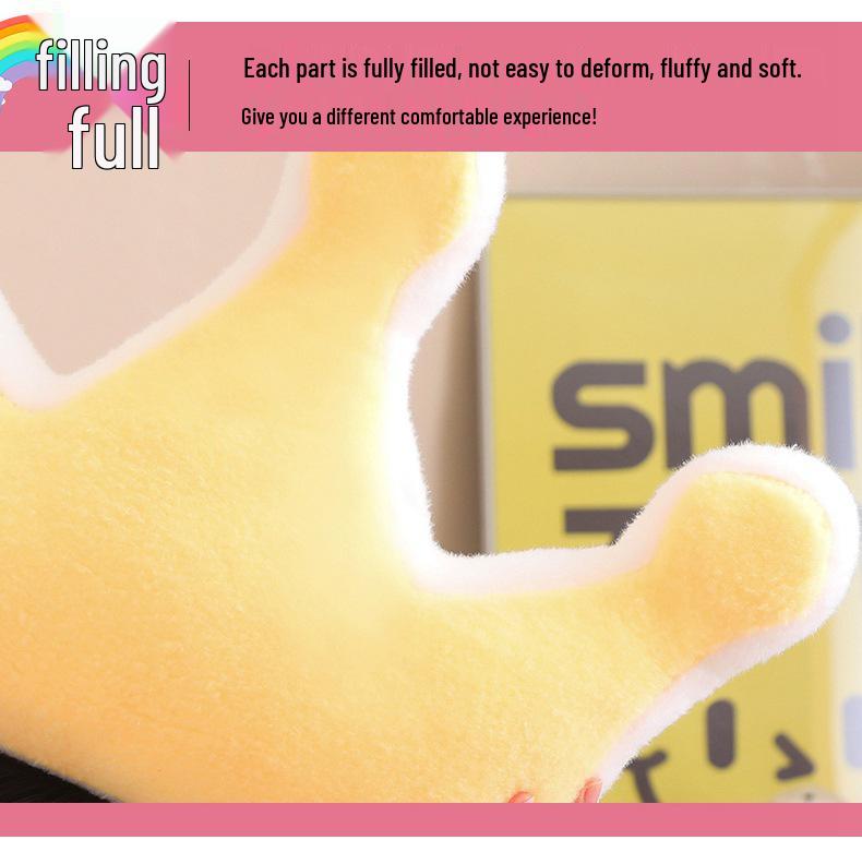 Colecția de perne de pluș Curcubeu Nordic: Ornamente Stea, Lună, Floare, Meteor, Coroană și Perna