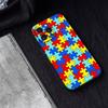 Autism Support Puzzle Phone Case Phone Case For Iphone 17 16 15 11 13 14 Pro Max X Xr Xs Max 12mini Black Shell Cover Case