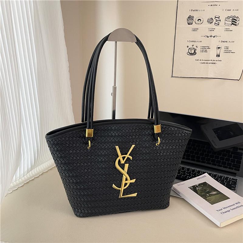 Luxuriöse gewebte Tragetasche: 2025 Damen Crossbody & Schultertasche mit großem Fassungsvermögen