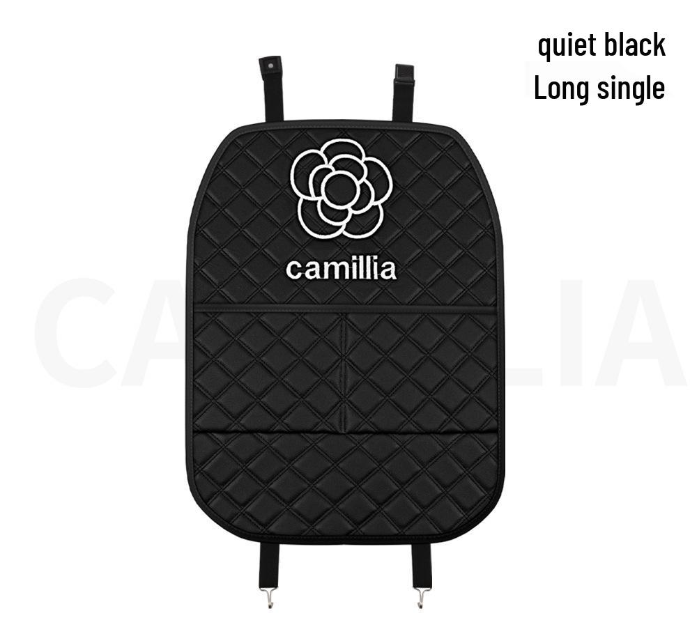 Upgraded Car Kick Mat & Back Seat Organizer for Child Seats