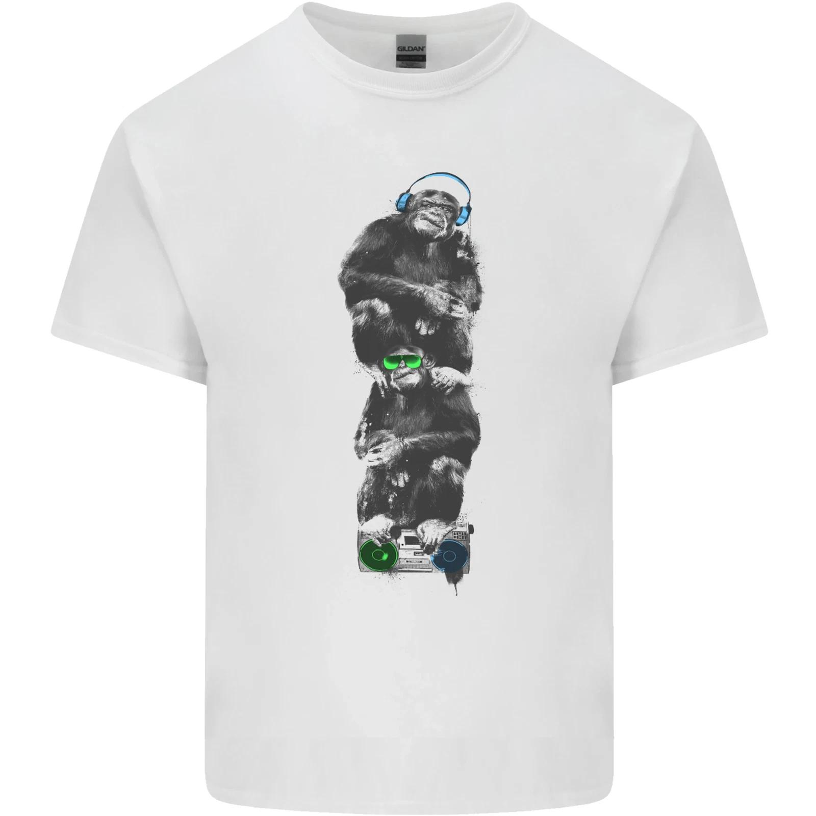 

Monkey Music Ghetto Blaster Retro Funny Kids T-Shirt Childrens S