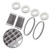 2026 New Essential Repair Kit For Dolphin Robotic Pool Cleaner Foam Wheels Belts Brushes Compatible M400 Prowler= 820 DX3=