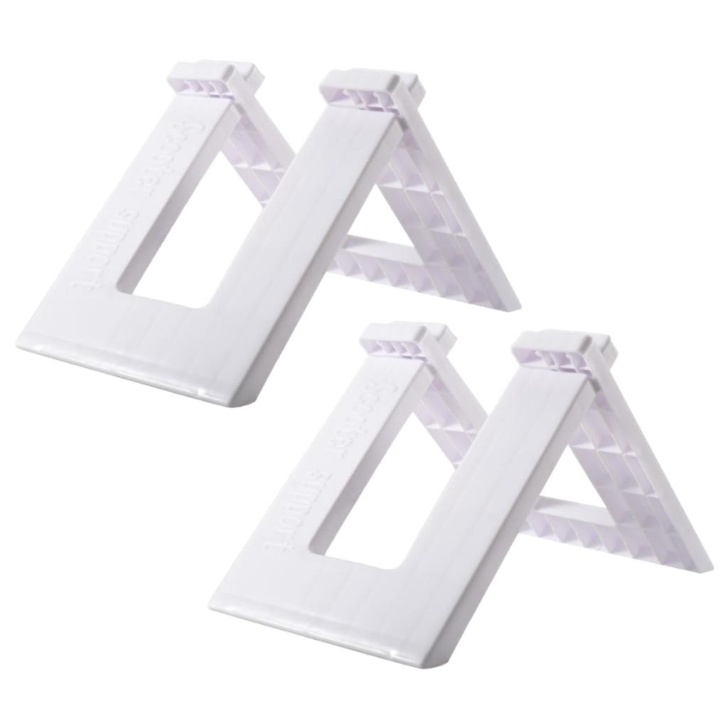 Aristal Strider Kids' Bike Parking Stands, Set of 2 (White)