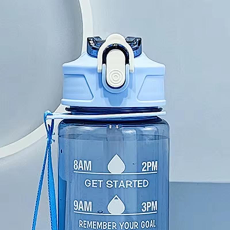 750ml Velkokapacitní sportovní láhev na vodu odolná proti úniku Barevný plastový kelímek Pití Venkovní cestování Přenosné tělocvičny Fitness džbány