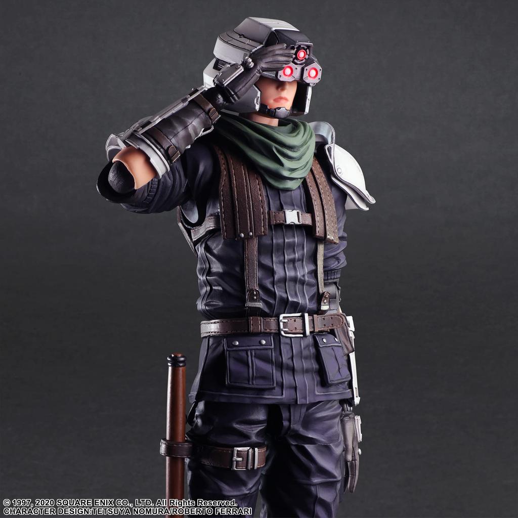 Final Fantasy VII Remake PLAY ARTS Kai Guard PVC Painted Movable Figure