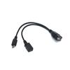 Micro USB OTG Cable with Power Supply for Tablet/Phone & External Card Reader