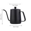 Narrow Spout Gooseneck Coffee Drip Kettle Stainless Steel Hand-poured Coffee Maker  Outdoor