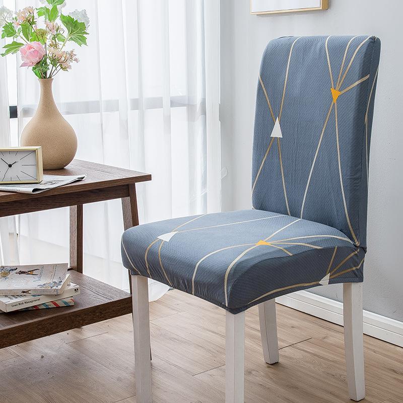 High Elastic Household Chair Cover One-piece Dining Table Chair Cover Chair Cover Fabric Four Seasons