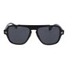 Versace Full frame design metal square sunglasses same style for men and women, black 18384568 VE2199 100187 56 18-black 56