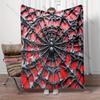 Artistic Spiderweb Pattern Blanket Multiple Sizes Kid'S And Adults' Bedroom Living Room Sofa Decor Blanket, Exquisite Gift