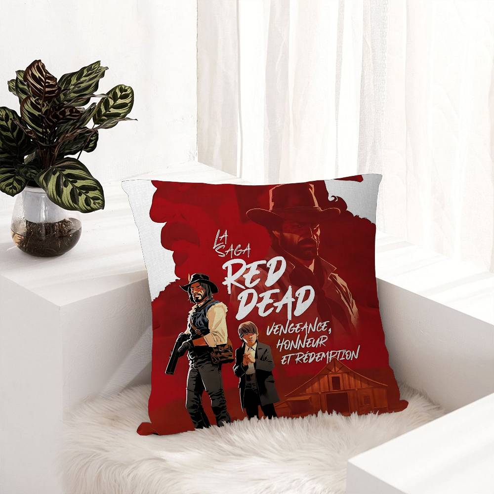 Game R-Red Dead-R-Redemptions 2 Pillow Anime Pillow Sofa Bed Head Pillow Cover Cushion Cover 45x45 cm Fashion