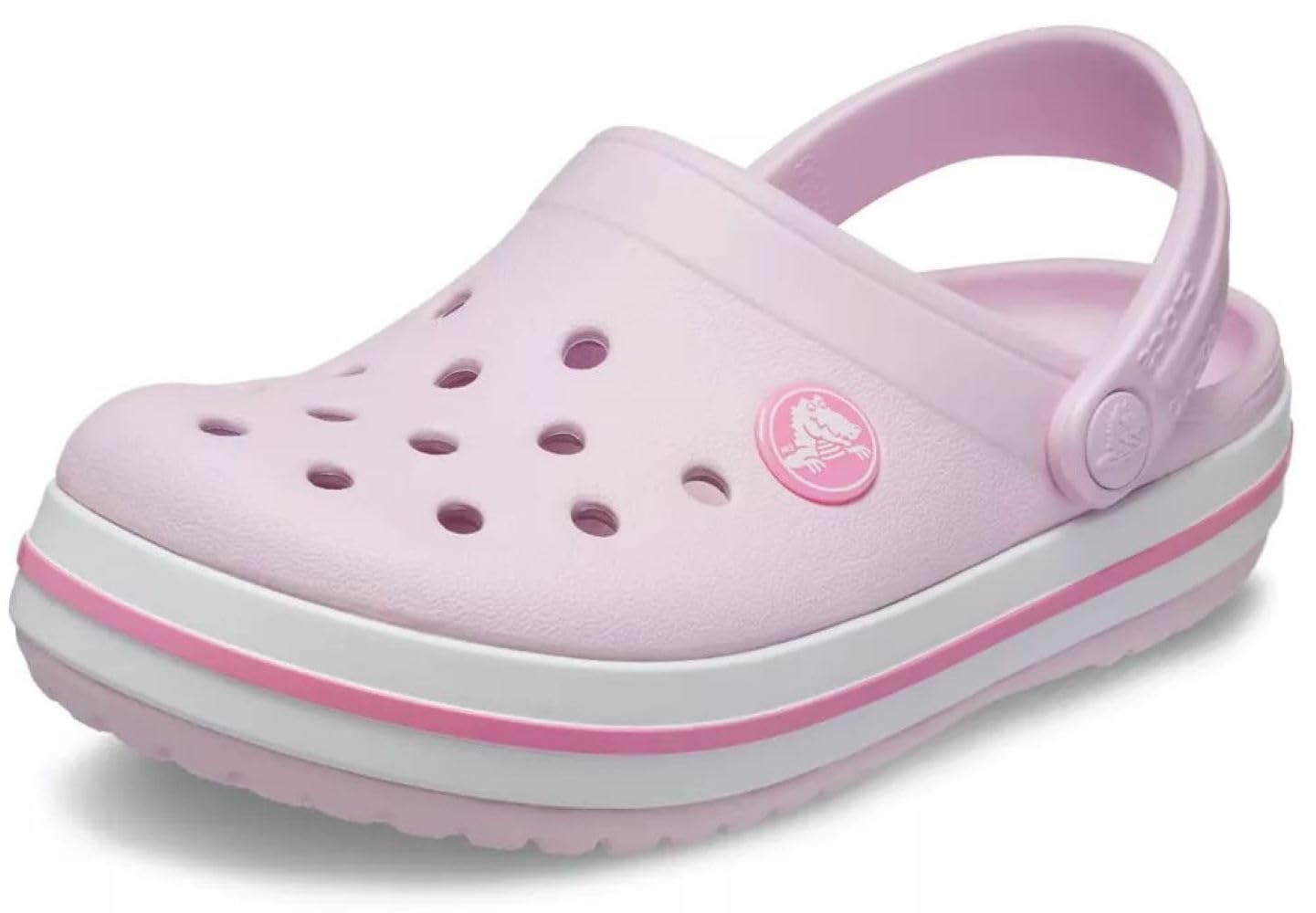 

Сандалии Crocs Crocband Clog для малышей, балетно-розовый, см 16.5