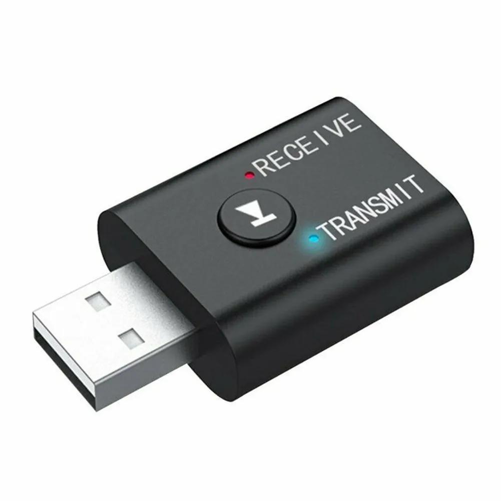Bluetooth-compatible 5.0 Transmitter Receiver Wireless Audio 3.5mm USB Aux Adapter Car HIFI Audio Wireless Audio Receiver