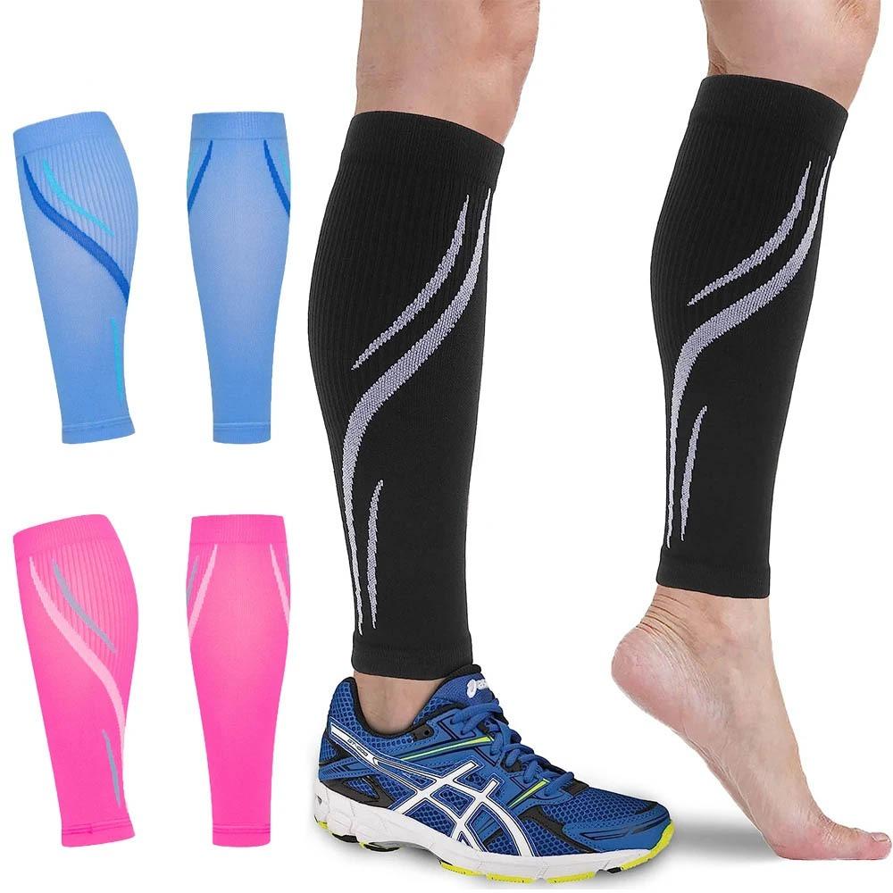 1 Pair Leg Cover Compression Leg Sleeves Breathable Sports Sock Sleeves  Running