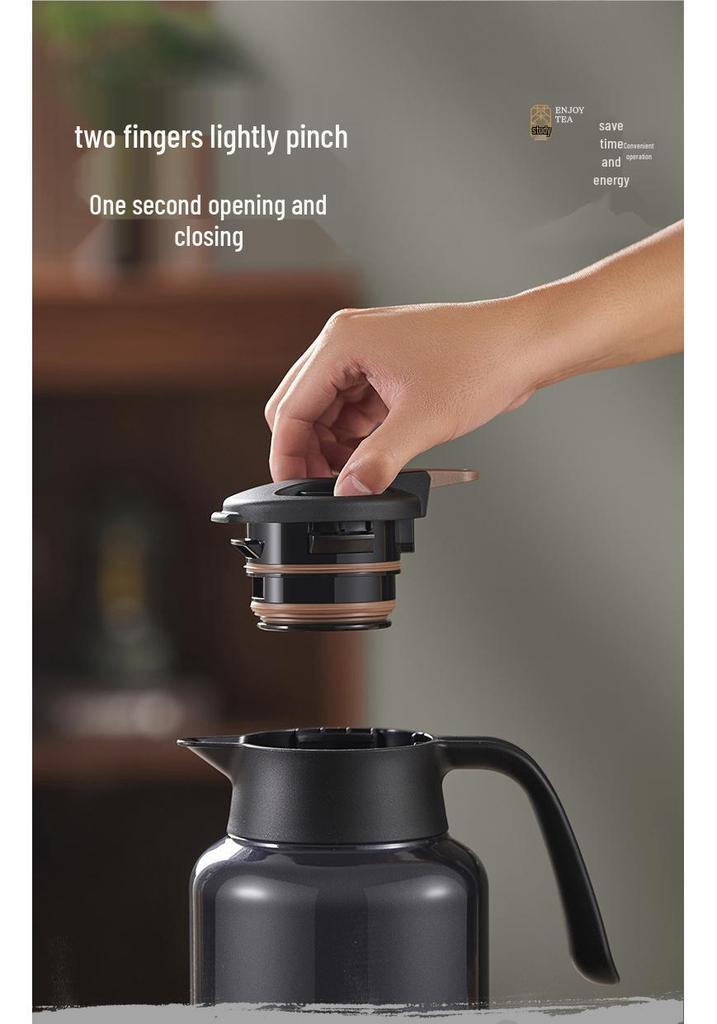Supor 316L Stainless Steel Insulated Kettle & Stewing Teapot - Large Capacity Thermos Flask for Home Use