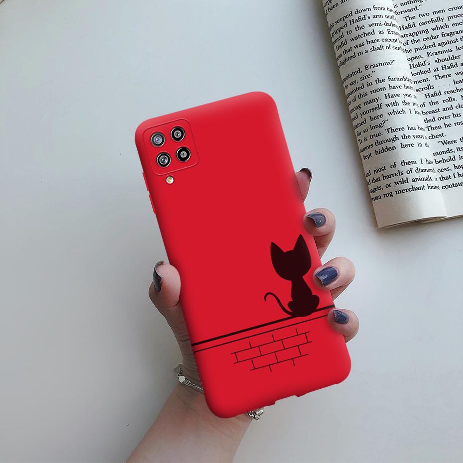 

For Samsung Galaxy A22 Case SM-A225F Soft Silicone Cute Painted Back Cover TPU Funda For Samsung A22 4G 5G A 22 2021 Phone Cases A22 5G SM-A226B