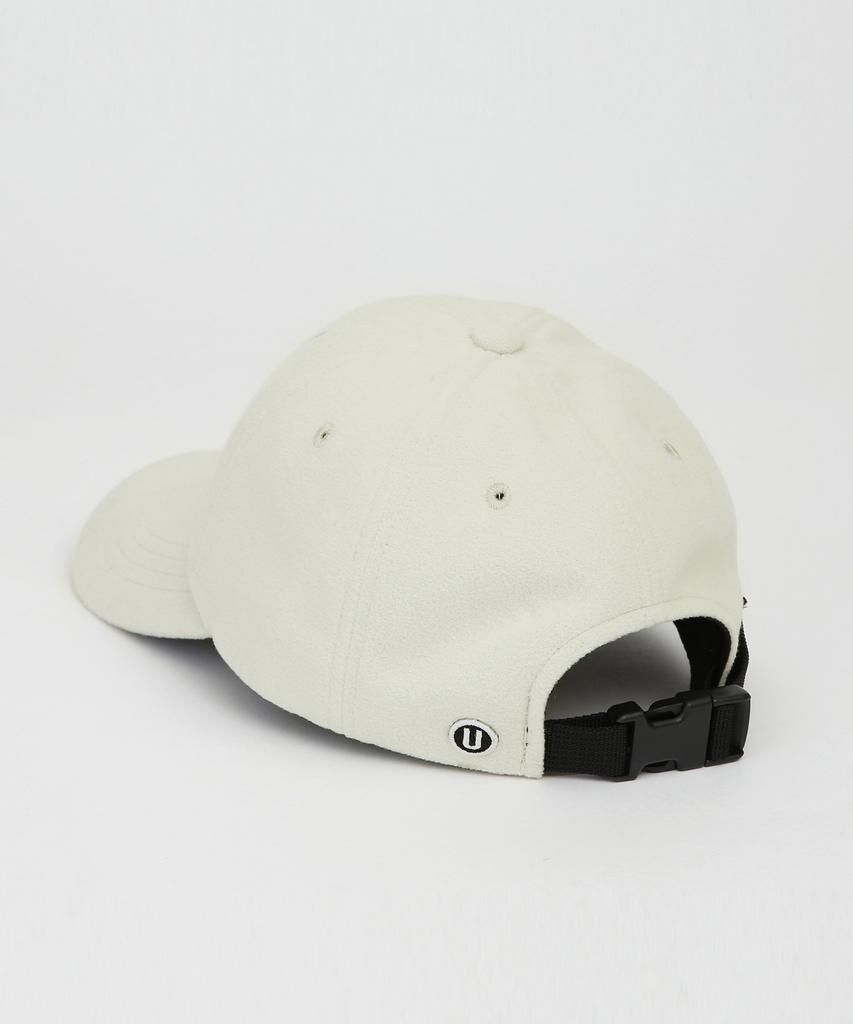 Eondeokeonteulol Winter Fleece Ball Cap U Logo / Polar Fleece / White Bear