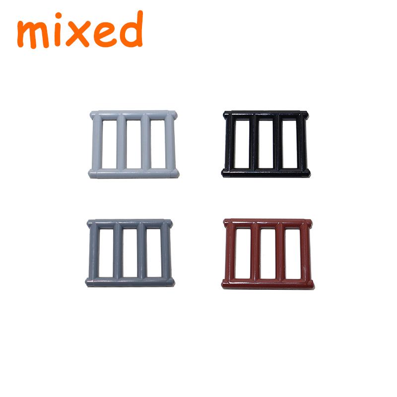 Non-Toxic Fence City Accessories Building Block Moc Part Railing Stair Barrier Ladder Guard Bar Castle Garden Farm Military Assemble Brick