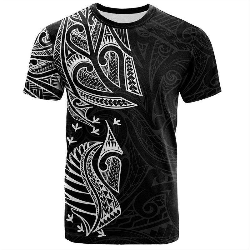

Летняя футболка с 3D-принтом с новозеландскими маорийскими племенными узорами для мужчин, графические футболки и майки для Дня Вайтанги в Новой Зеландии, одежда XL