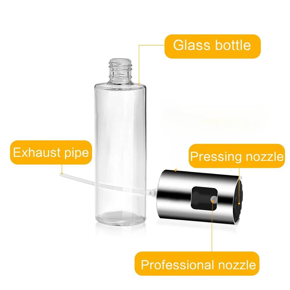 2/1 Stück Glas Ölzerstäuber zum Kochen Sprühflasche Olivenölzerstäuber Mister für BBQ ALAD Backen Braten Grillen
