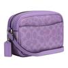 Coach Jamie 19 Logo Coated Canvas Camera Bag Crossbody Bag Small Women's Purple