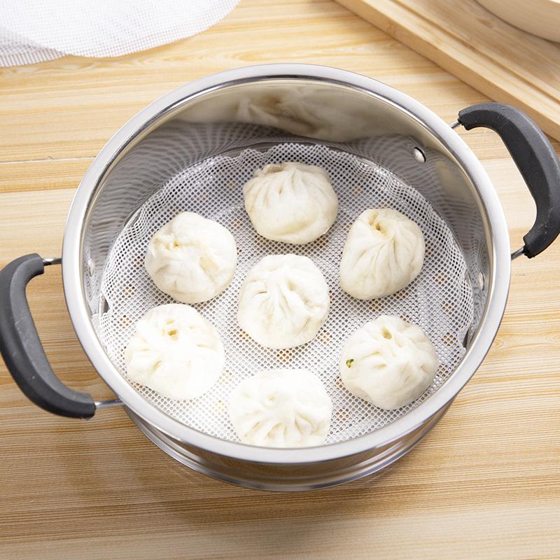 Nepřilnavá podložka do napařovače Nástroj na Dim Sum Potravinářský silikon Opakovaně použitelná Podložka do restaurace Kuchyňská podložka do napařovače Kuchyňské doplňky pro vaření