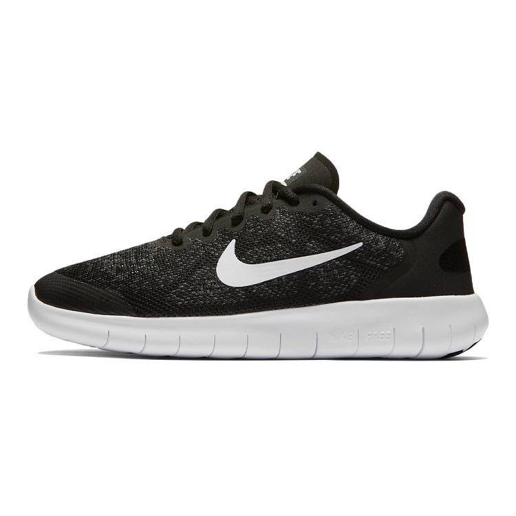 Nike Free Rn 2017  Черный Темно-серый  Gs 904255-002 36