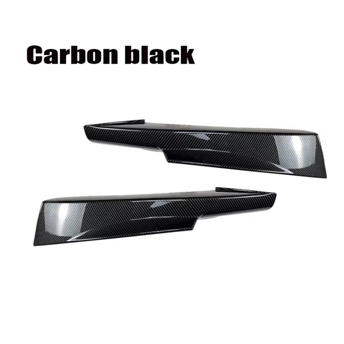 Front Bumper Splitters Lip Car Diffuser Splitter Spoiler Body Kit Cover For BMW 3 Series E90 E91 LCI M Sport 2009-2012 Carbon Fiber Look