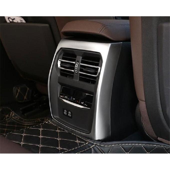 Silver ABS Rear Air Outlet Vent Frame Panel Cover For BMW 3 Series G20 G28 +