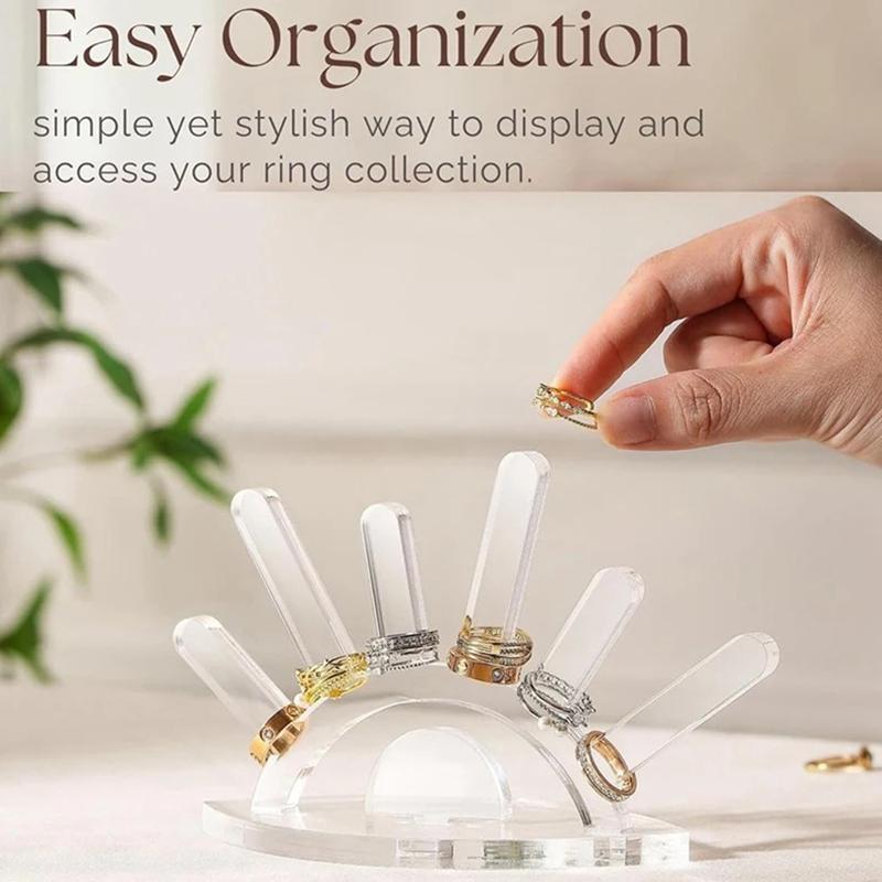

Acrylic Ring Holder,Evil Eye Ring Display Jewelry Display For Ring Display Stand,Christmas Birthday Engagement Gift 14.5 x 10cm