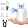 NEW-Portable Compressors MINI Wireless Tyre Inflator Air Compressor For Car Bike Ball With Power Bank LED Light