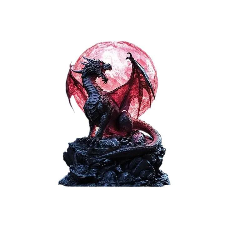 Magic Dragon & Crystal Ball - Boho Acrylic Desk Decor, Ideal Christmas Gift